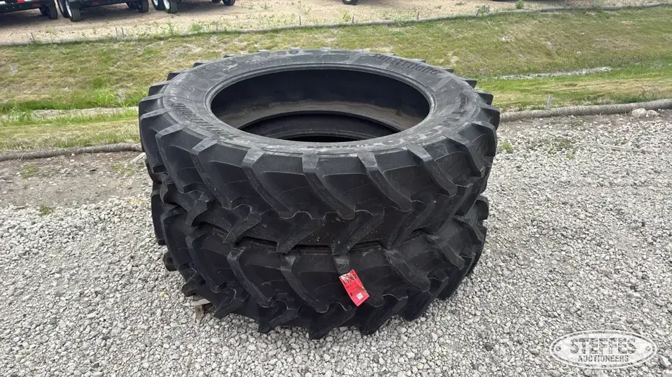 (2) Trelleborg TM600 480/80R50 tires Tractor-Implement Tire
