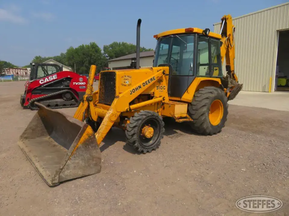 1987 John Deere 310C Loader Backhoe