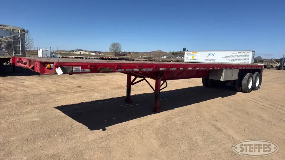 1979 Great Dane GPSAR-40 Semi Flatbed Trailer