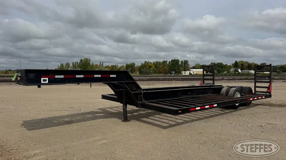 Shop-built tandem axle combine/sprayer trailer Ag-Combine-Sprayer Trailer