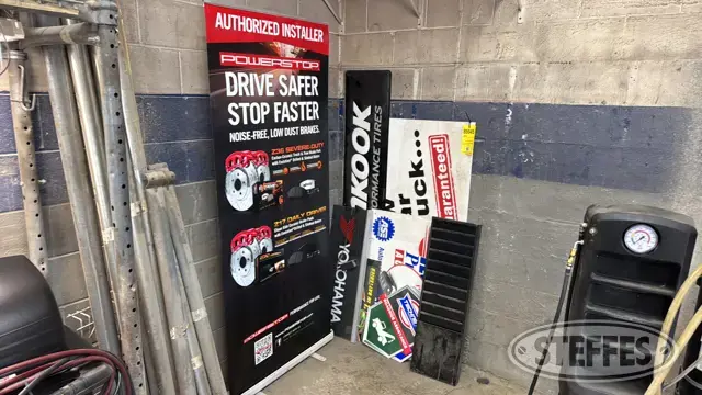 Various shop signs