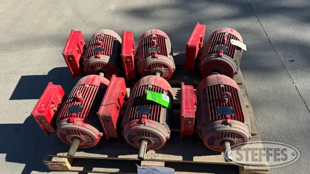 (6) Weg Electric Motors