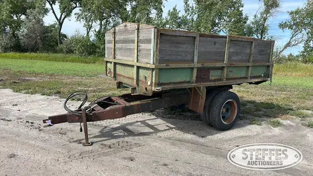 Shop-built dump trailer
