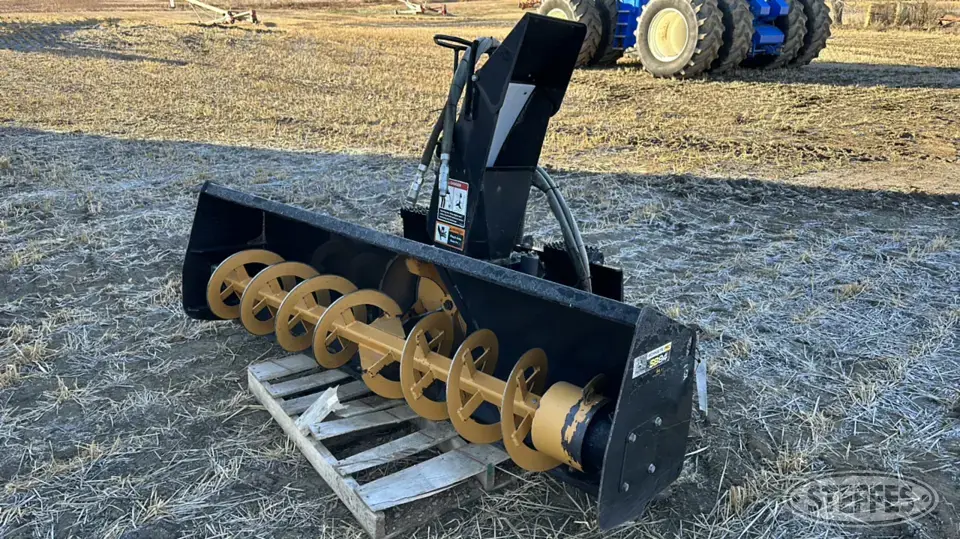 John Deere SB84 Skid Steer Snow Pushers and Snowblower