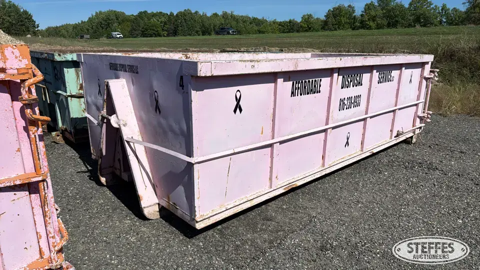 18 yd. roll-off dumpster Construction Support Item