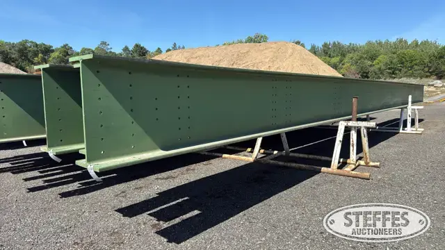 (1) Temporary bridge support beam