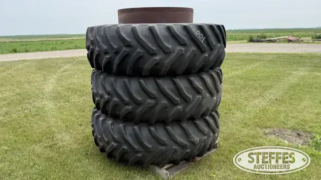(3) 20.8R38 tires