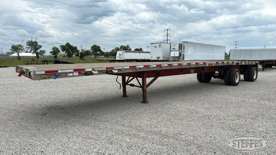 1996 Wilson Road Brute Semi Flatbed Trailer