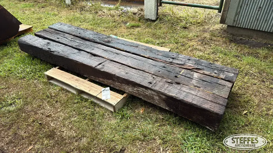 (3) Railroad ties Farm Support Item