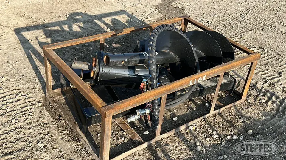 Mower King Skid Steer Augers-Post Driver