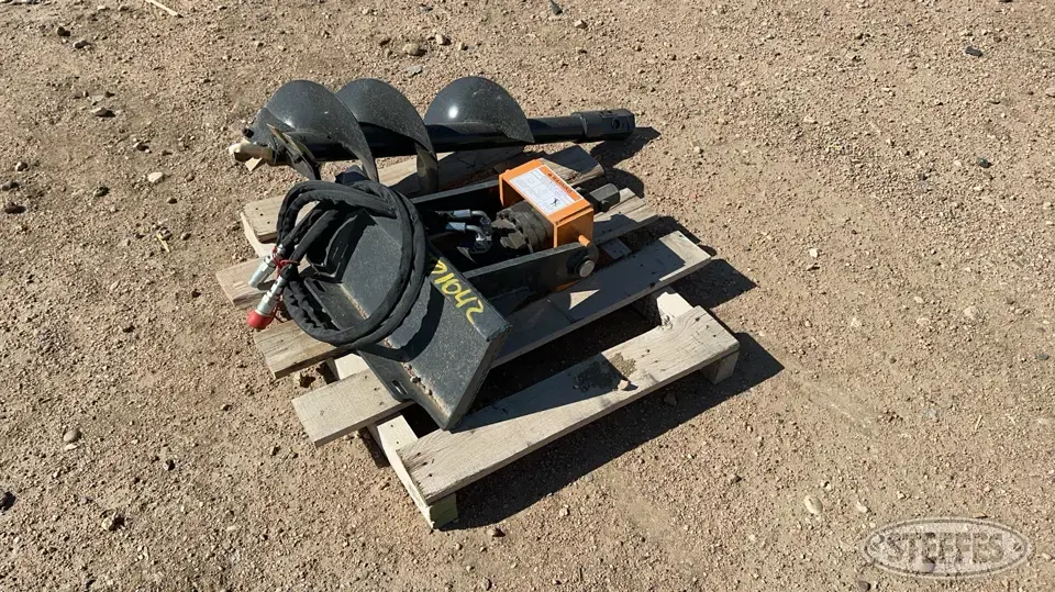 2023 Wolverine MAD-12-12D Skid Steer Augers-Post Driver