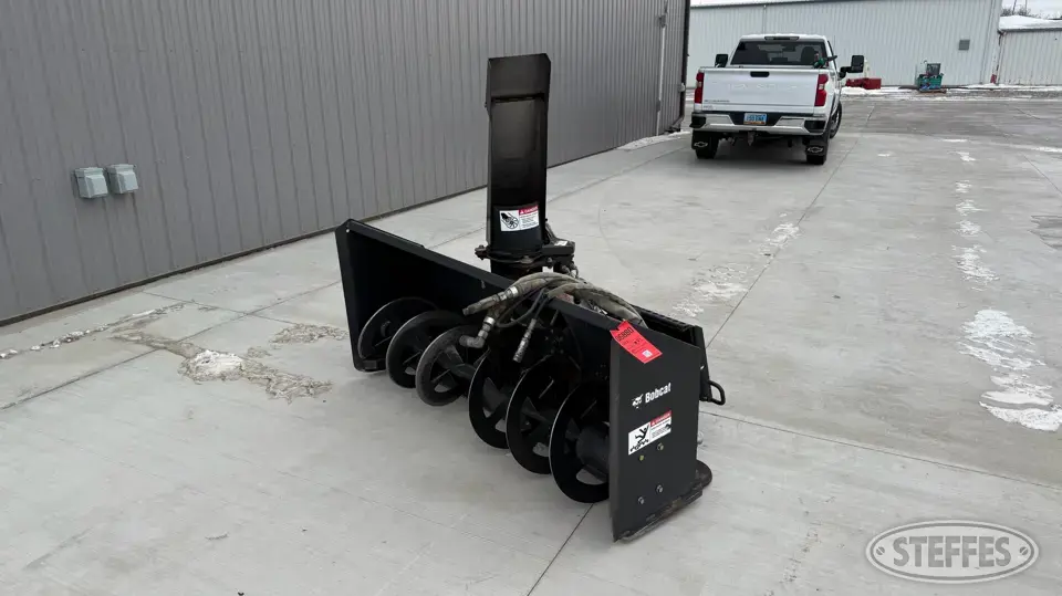 2011 Bobcat SB240 X72 Skid Steer Snow Pushers and Snowblower