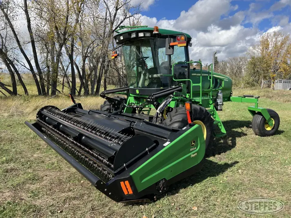 2013 John Deere W150 Self-Propelled Windrower