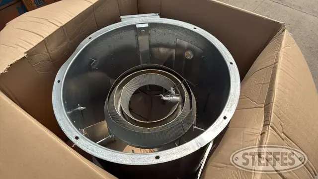 (1) Caldwell H28-NGE-PE axial bin heater
