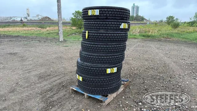 (8) Zwarthz 11R24.5 tires