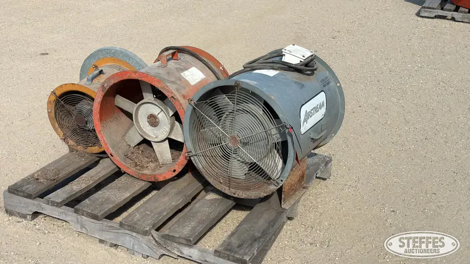 (3) Axial bin fans Bin Accessory