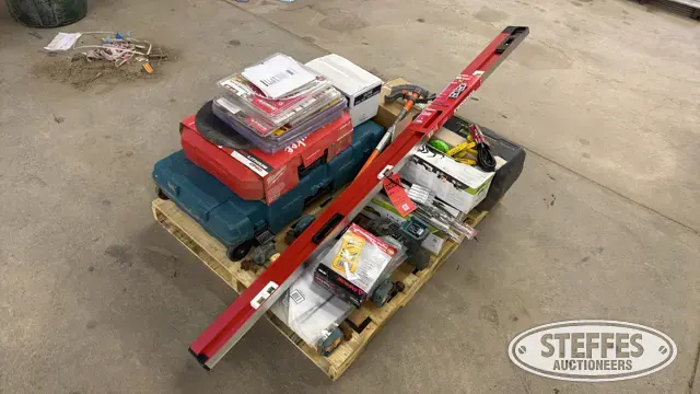 Assorted construction supplies