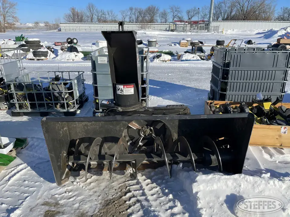 Erskine ES2400 Skid Steer Snow Pushers and Snowblower