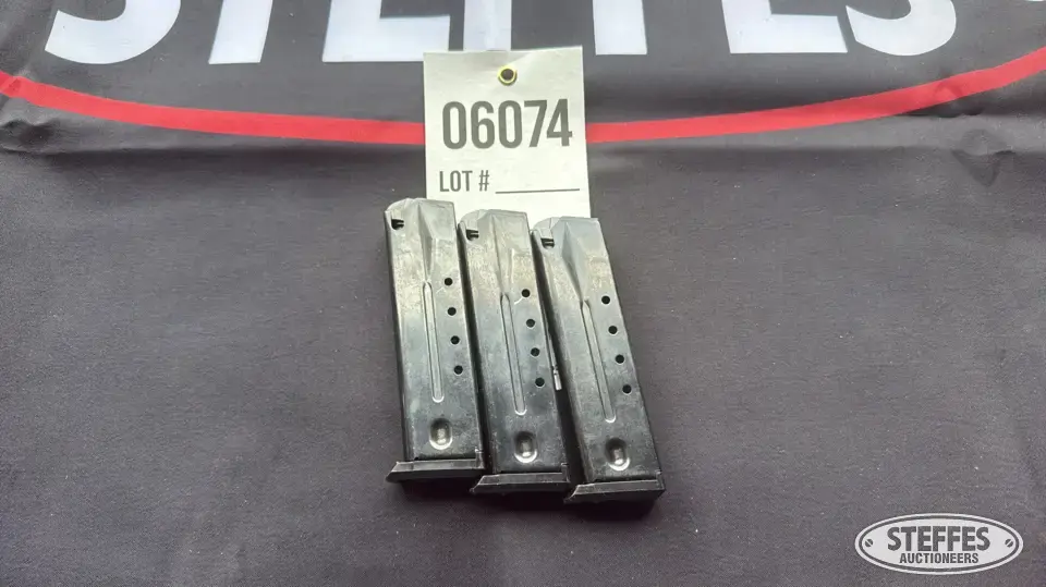 (3) Ruger 9mm magazines Accessory