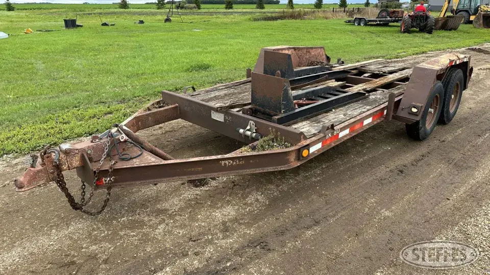 1998 Trail King TK80 Flatbed Trailer