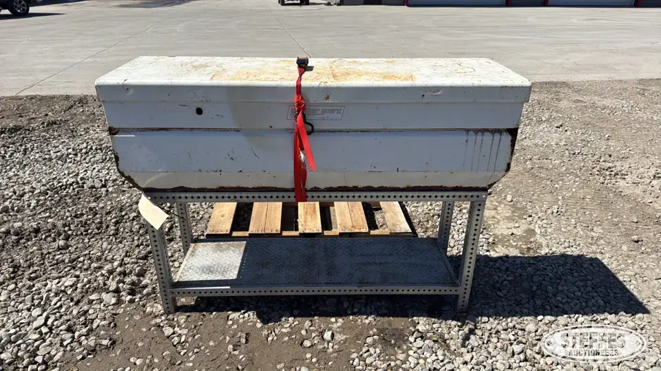 Weather Guard toolbox Storage and Bench