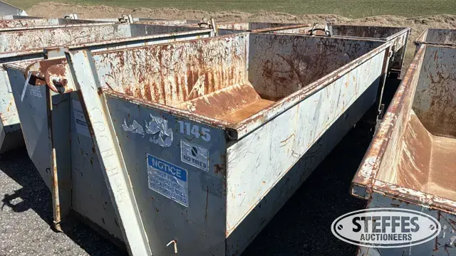 (2) 10 yd. roll-off dumpsters