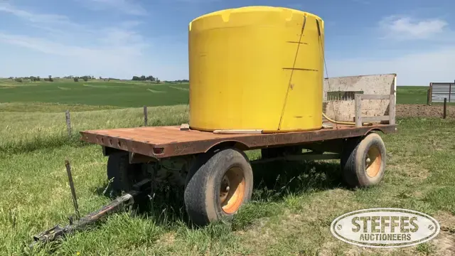 Shop built tender trailer