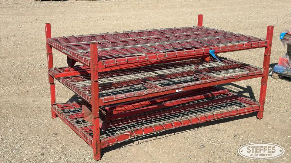 3-tier storage rack Storage and Bench