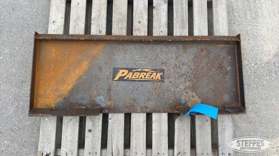 Pabreak skid steer plate Skid Steer Attachments-Other