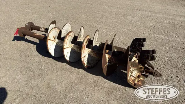 (2) Post hole auger