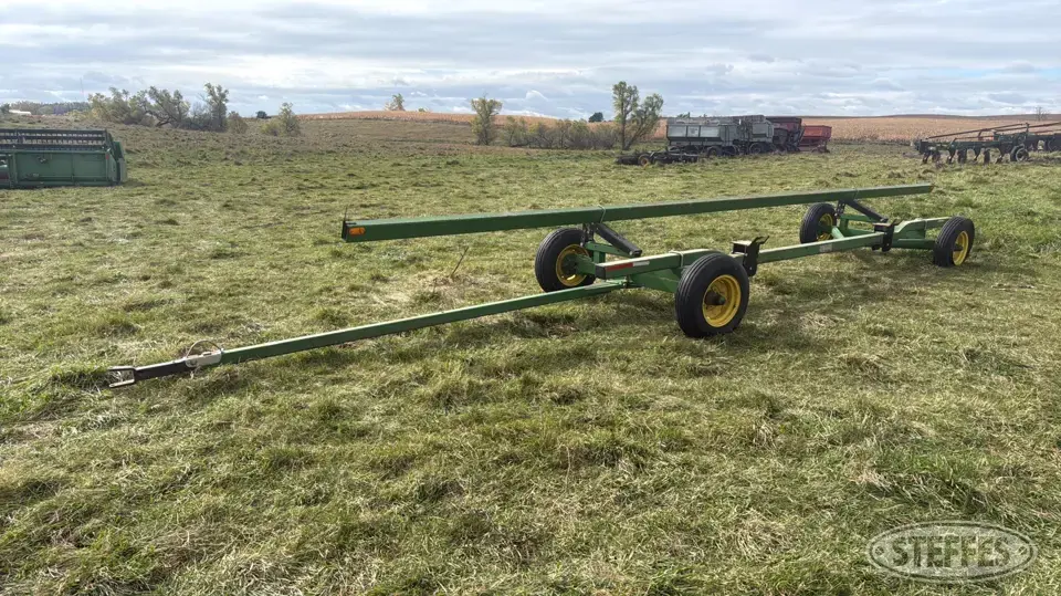 MD Products 4-wheel header trailer