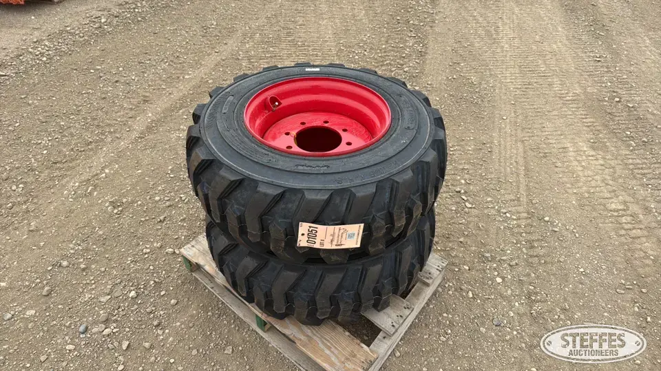 (2) Beaver 12-16.5 skid steer tires Tractor-Implement Tire