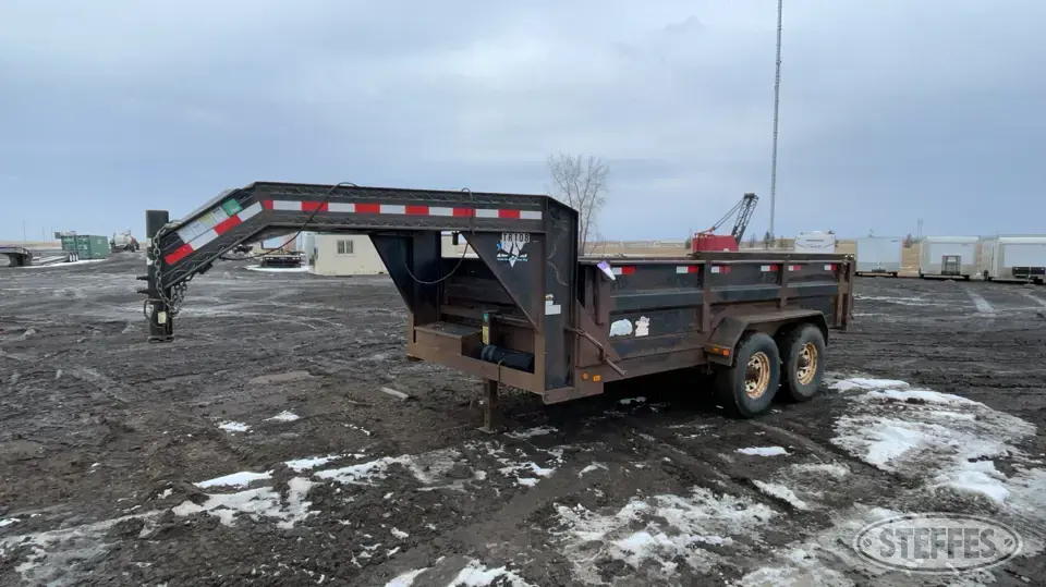 2004 PJ Trailer Gooseneck Dump Trailer