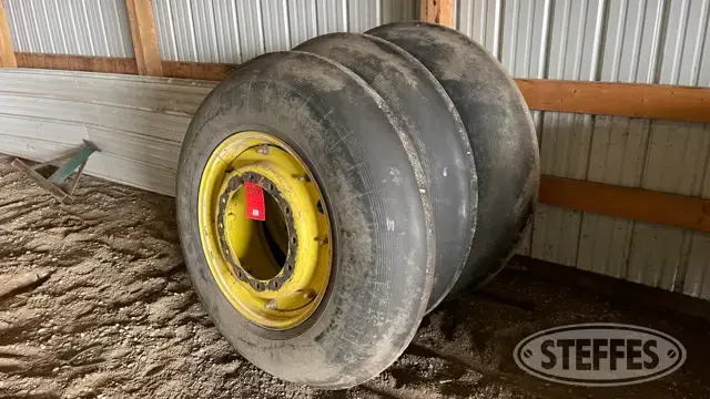 (3) Galaxy 12.4x30 Super Single Rib tires
