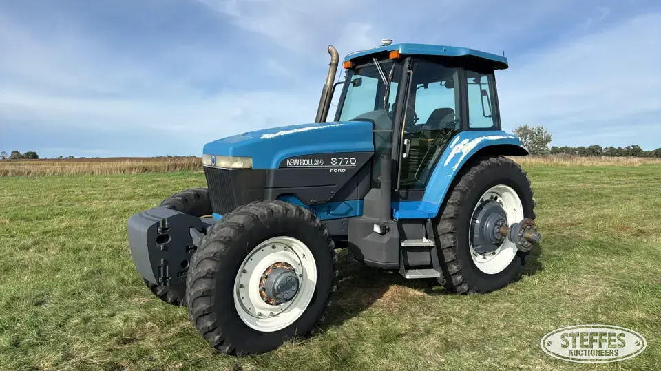 1997 Ford New Holland 8770 MFWD Tractor