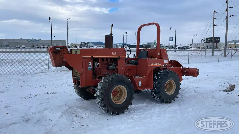 1989 Ditch Witch 6510DD Skid Steer Trenchers-Cable Plow