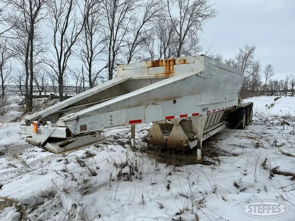 1991 Clement Belly Dump Trailer