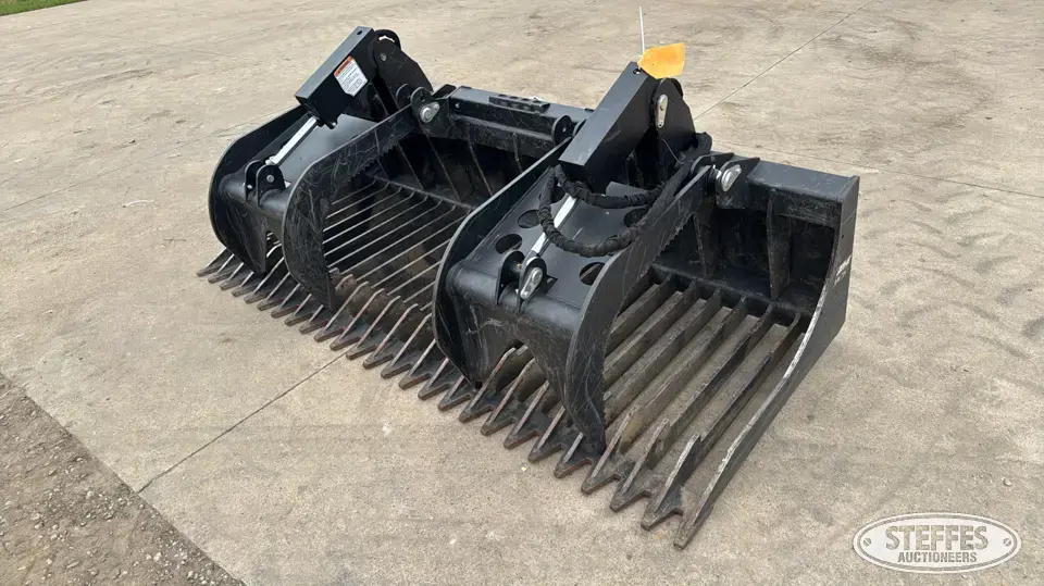 Erskine skid steer rock grapple bucket Skid Steer Bucket