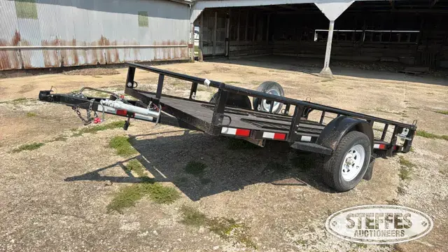 Shop-built utility trailer