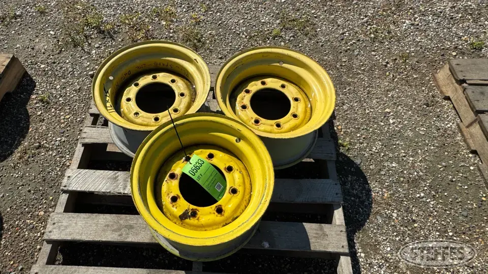 (3) John Deere implement wheels Tractor-Implement Tire