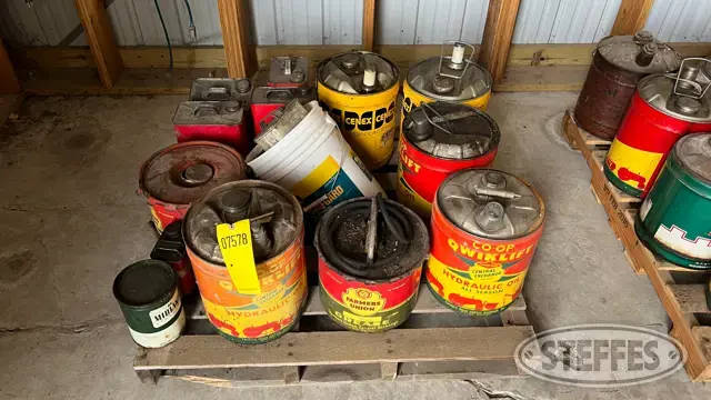 Antique gas cans