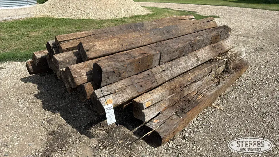 (36) Railroad ties Farm Support Item