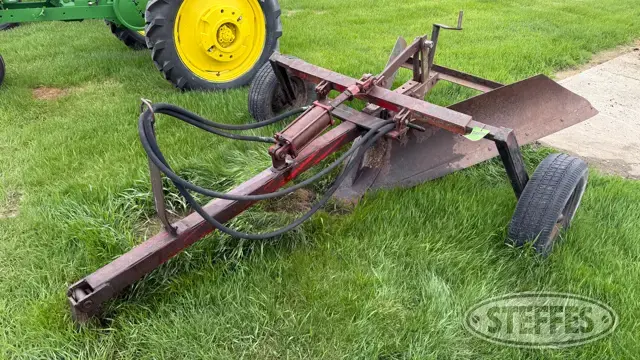 Shop-built V-plow ditcher