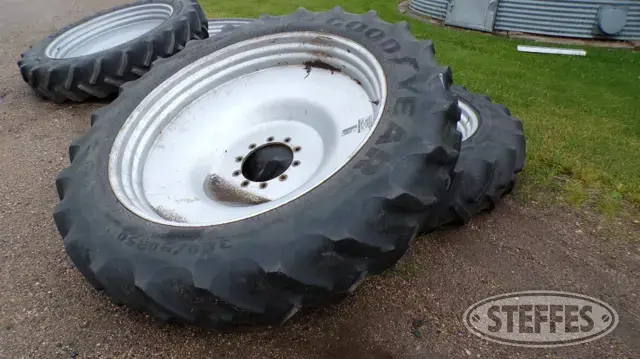 (2) Goodyear 380/90R50 tires