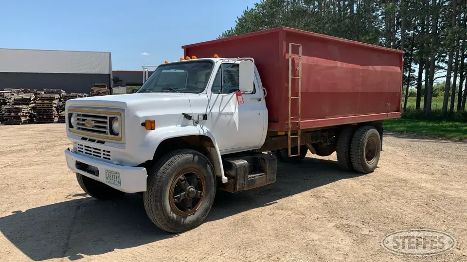 1985 Chevrolet C70 Single Axle Boxed Truck