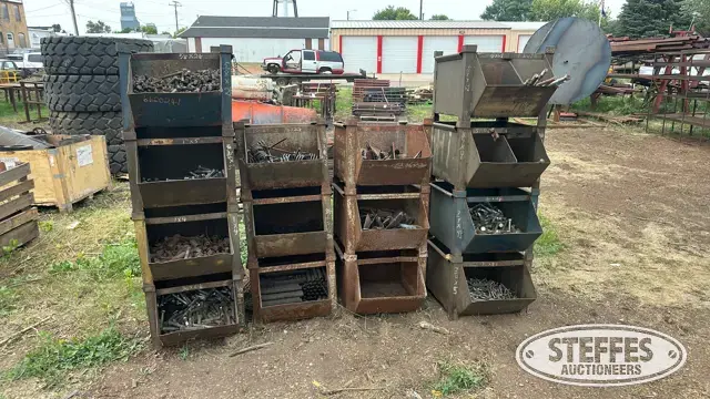 (14) Storage bins w/contents