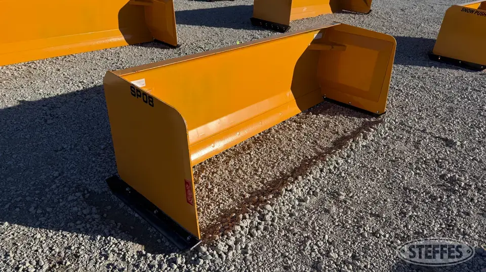 2026 Industrias America SP08 Skid Steer Snow Pushers and Snowblower
