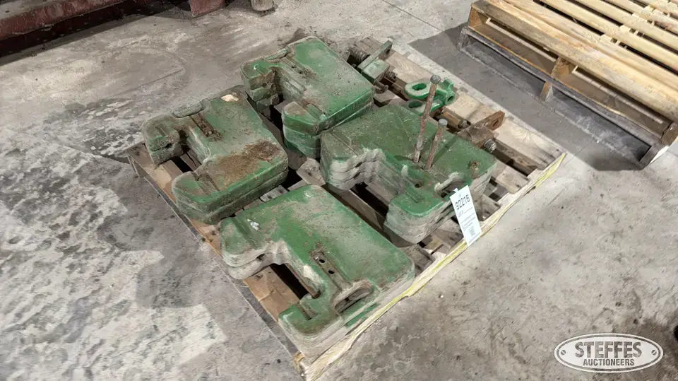 (10) John Deere suitcase weights Tractor Part
