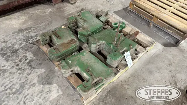 (10) John Deere suitcase weights