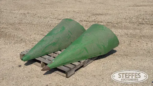 (2) John Deere corn head snouts